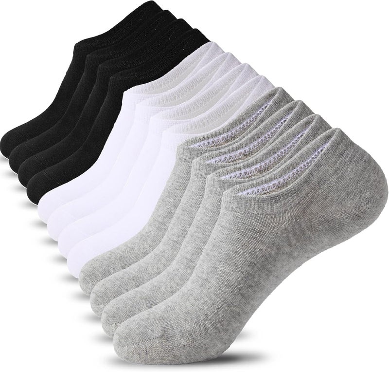 Nroktia 6/10 Pairs Non Slip No Show Socks Womens and Mens Low Cut Invisible Liner Ankle Socks - Image 1